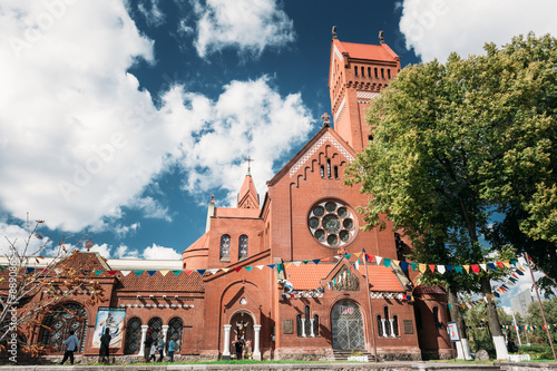 Photos Red Church Catholic Church Of Saints Simon And Helen