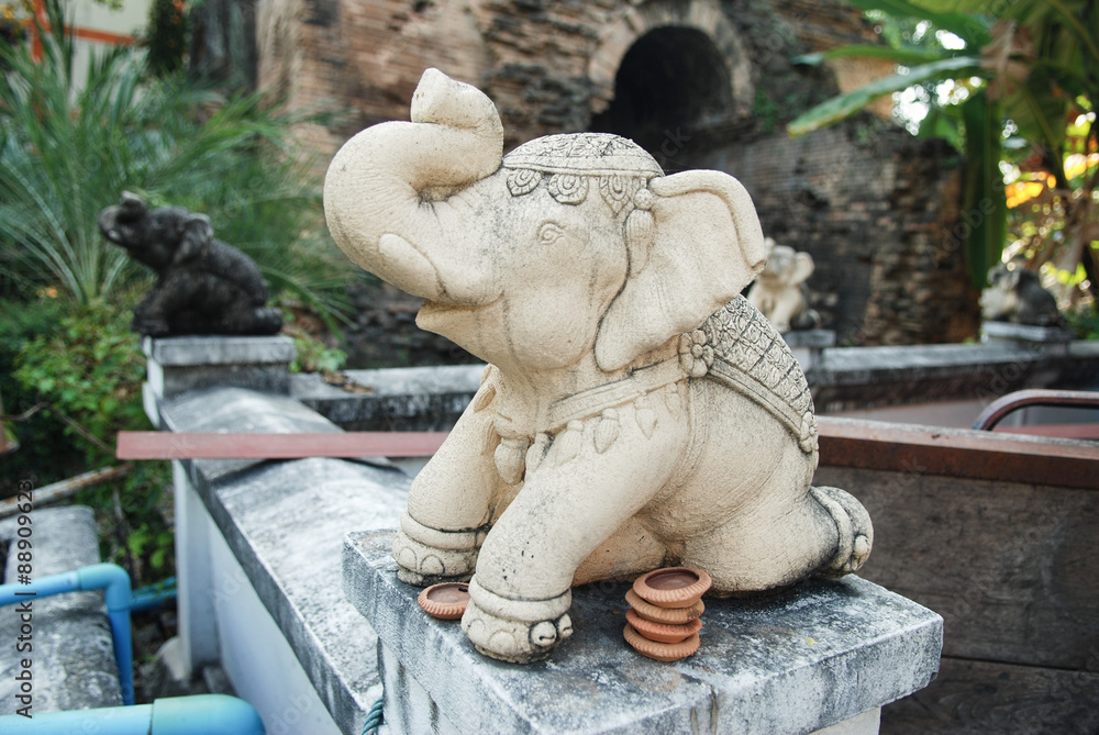 Old Buddhist temple in Thailand