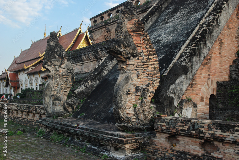 Old Buddhist temple in Thailand