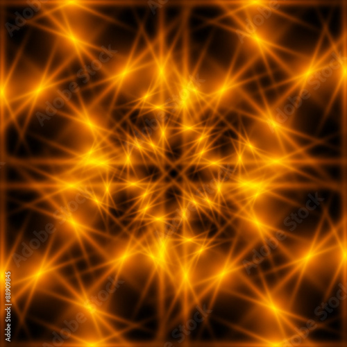 Abstract neon strings