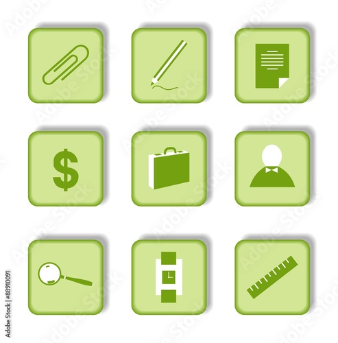 Free Download Green sticker with icon 9 - GFXLoad