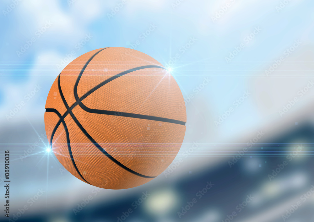 Fototapeta premium Ball Flying Through The Air