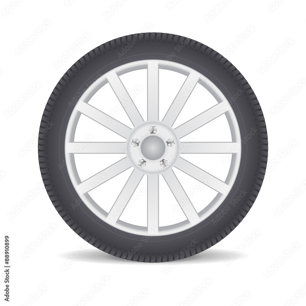 Obraz premium Car wheel