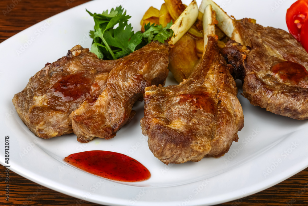 Grilled lamb chops Grilled lamb chops