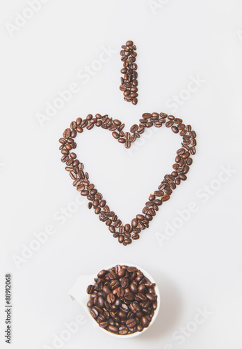 Obraz na plátne I love coffee