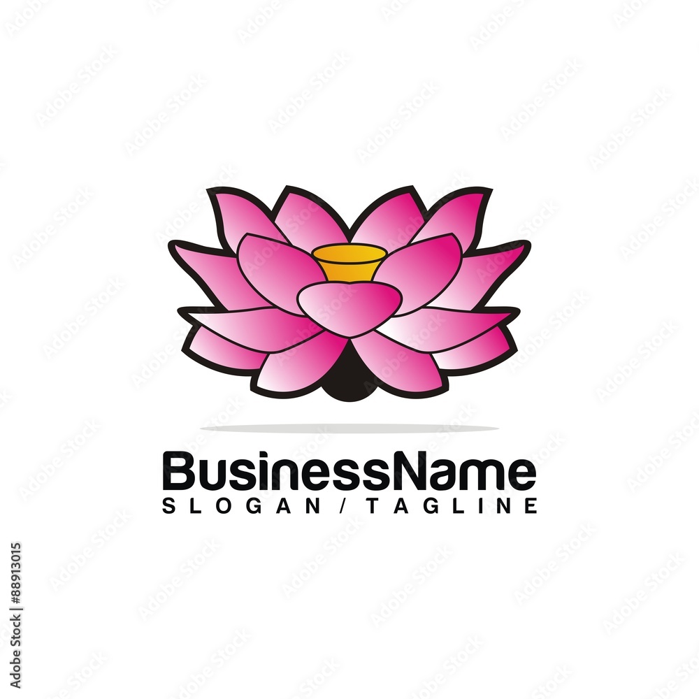Flower vector logo icon Flower vector logo icon