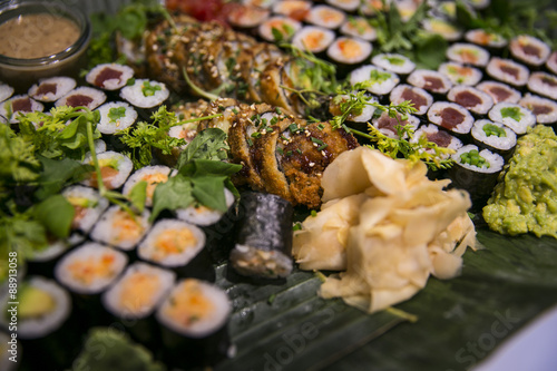 Sushi auf Buffet / Catering photo