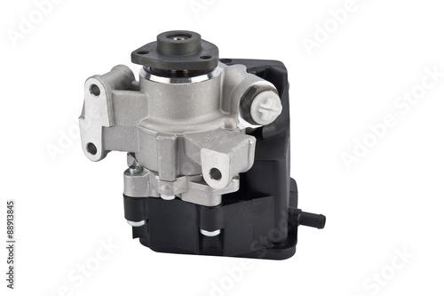 Power steering pump on a white background