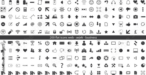 200 flat incons for web