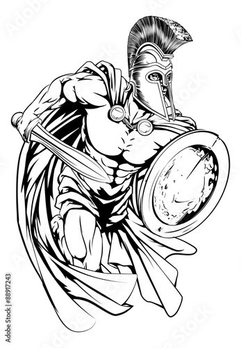 Spartan warrior