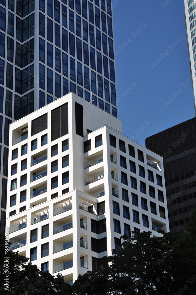 Obraz premium Hochhäuser in Frankfurt