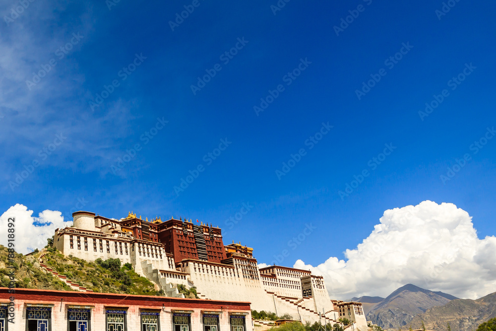 Potala place in Tibet