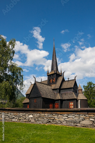 Obraz na płótnie stavkirke #2 w salonie