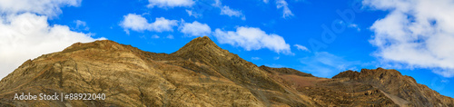 Mountain with clouds sky in Tibet