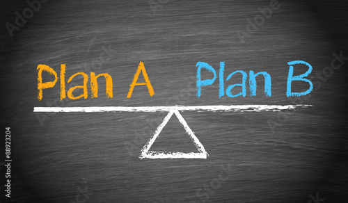 Plan A and Plan B - Balance Concept