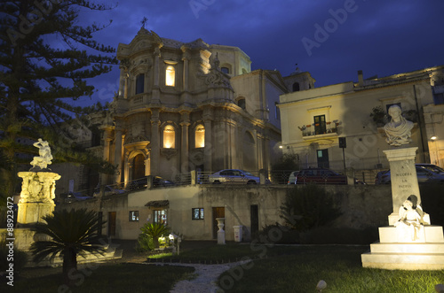 Sicilian Baroque in the night