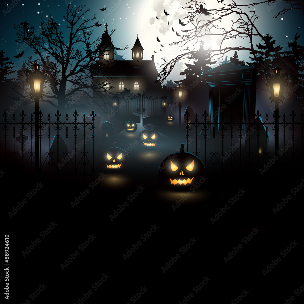 Obraz premium Halloween background