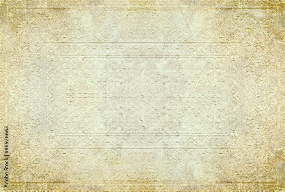 Obraz premium Old paper background with tracery