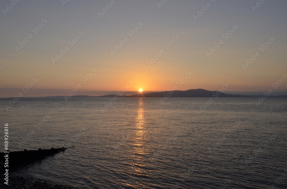 Sunset at Solway Silloth Cumbria