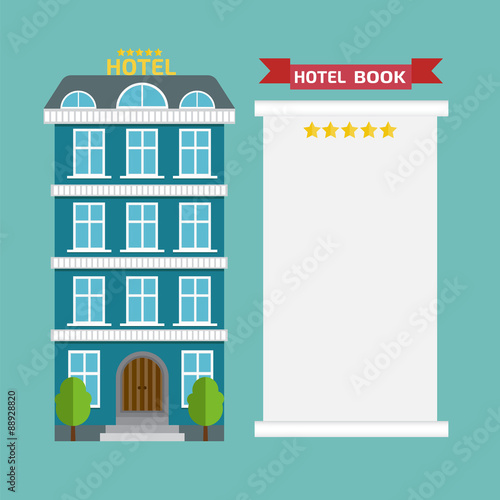 Fototapeta Naklejka Na Ścianę i Meble -  guest book hotel