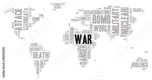 War word cloud