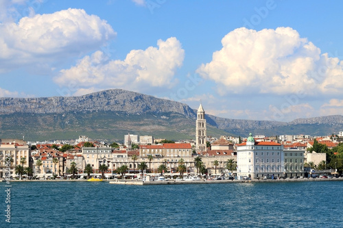 Riva Promenade in Split, Croatia.