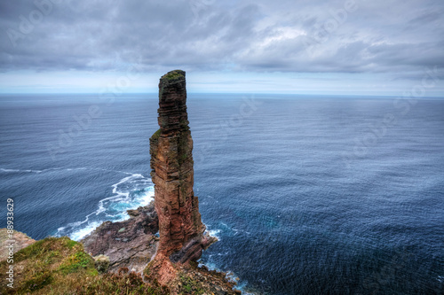 The Old Man of Hoy, a sea stack in Orkney photo