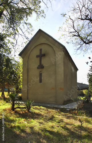 Orthodox church in Tsnori. Georgia