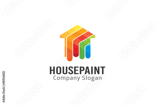 House Paint Logo template