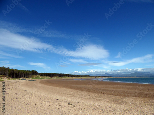 Cloud Formations over Newborough Beach  Anglesey  North Wales