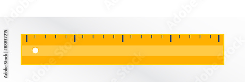 Vector  illustration of ruler modern simple icon