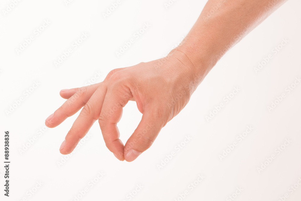 Man's hand