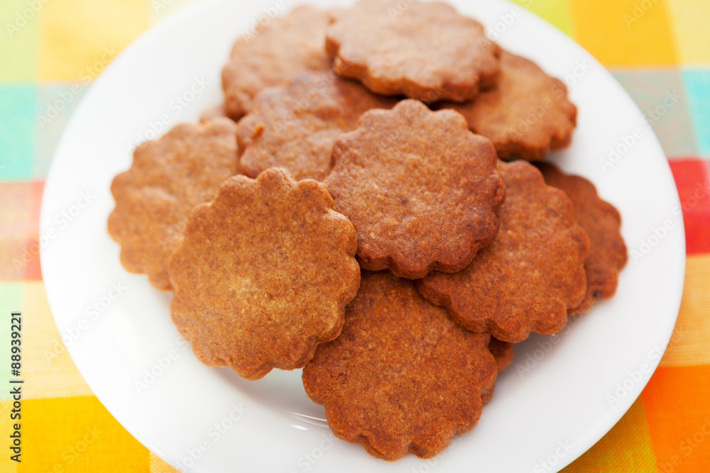 Honey cookies with cinnamon Honey cookies with cinnamon