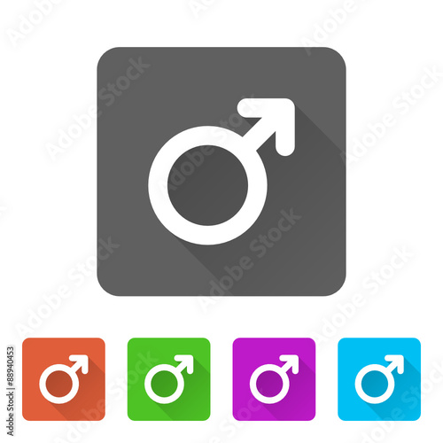 App Icon Long Shadow - 5 Colors