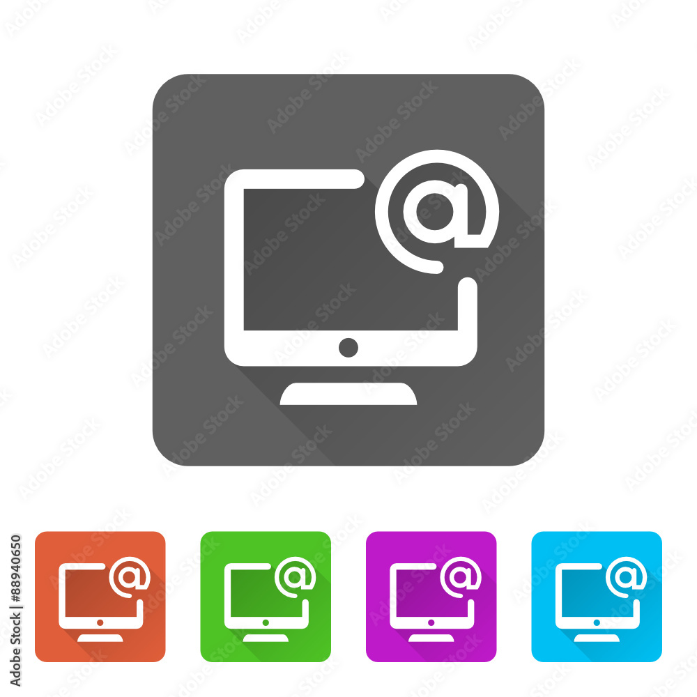 App Icon Long Shadow - 5 Colors App Icon Long Shadow - 5 Colors