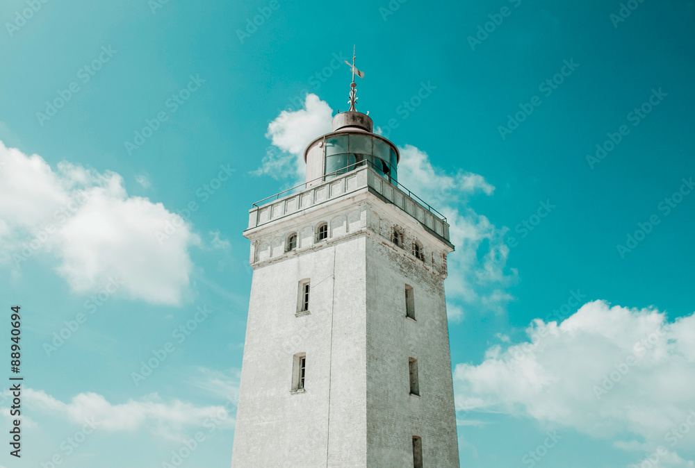 Lighthouse and clear sky