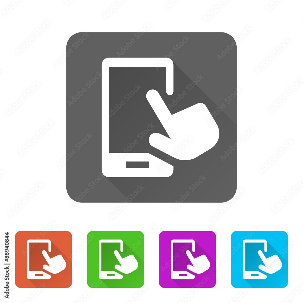 App Icon Long Shadow - 5 Colors App Icon Long Shadow - 5 Colors