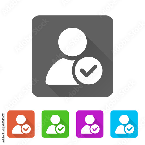 App Icon Long Shadow - 5 Colors