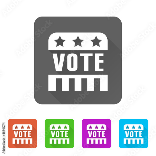 App Icon Long Shadow - 5 Colors