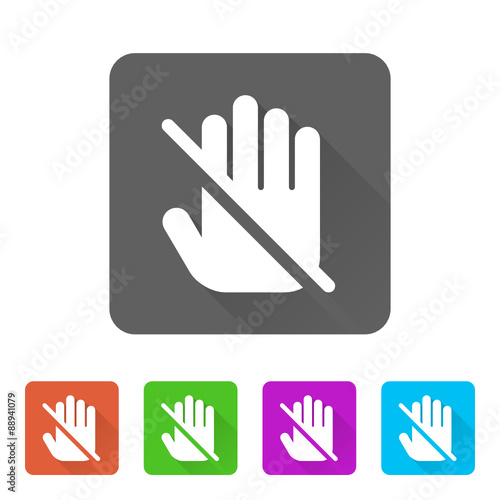 App Icon Long Shadow - 5 Colors