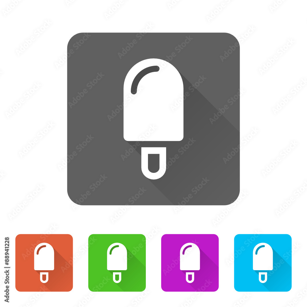 App Icon Long Shadow - 5 Colors App Icon Long Shadow - 5 Colors
