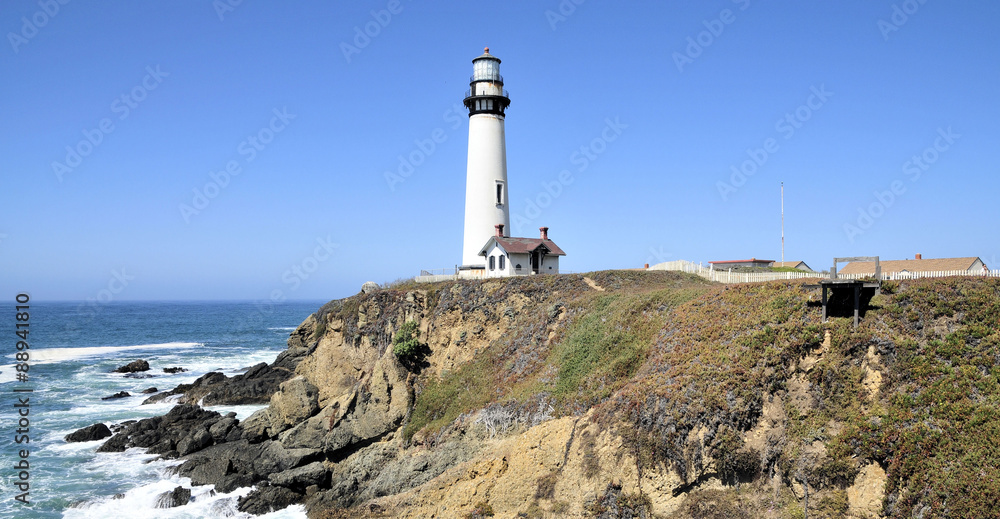Pigeon Point / Pigeon Point Lighthouse south of San Francisco California