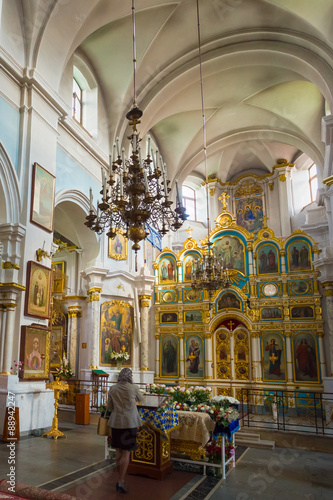 Interior Of Cathedral Of Holy Spirit In Minsk - The Main Orthodo photo