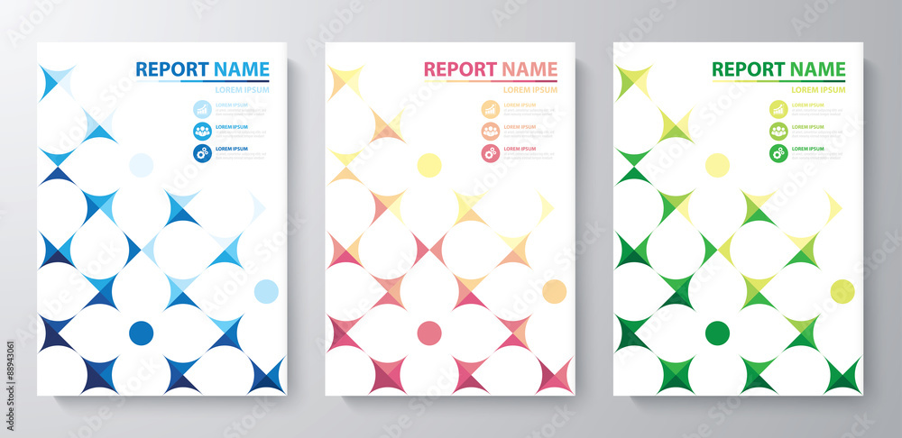 Abstract flower geometric background set Abstract flower geometric background set