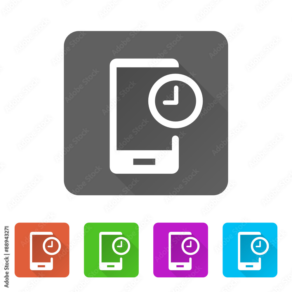 App Icon Long Shadow - 5 Colors App Icon Long Shadow - 5 Colors