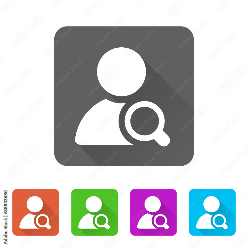 App Icon Long Shadow - 5 Colors App Icon Long Shadow - 5 Colors
