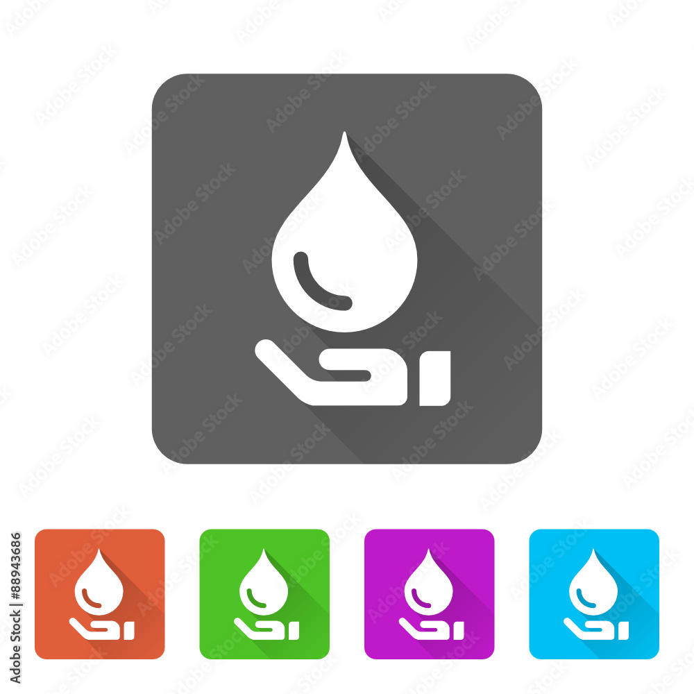 App Icon Long Shadow - 5 Colors