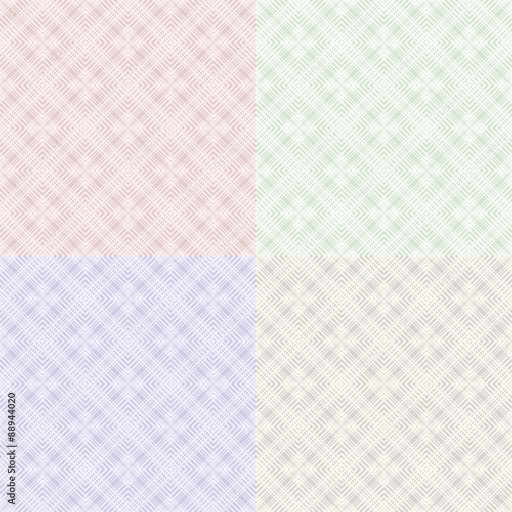Four seamless pettern Four seamless pettern