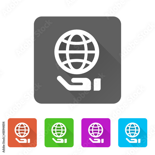 App Icon Long Shadow - 5 Colors