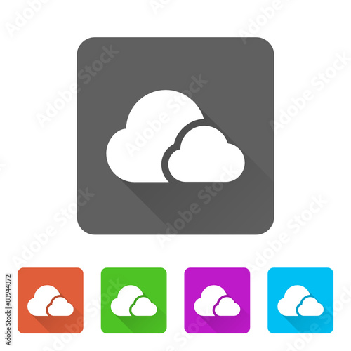App Icon Long Shadow - 5 Colors